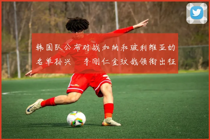 韩国队公布对战加纳和玻利维亚的名单孙兴慜李刚仁金玟哉领衔出征
