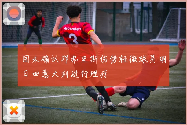 国米确认邓弗里斯伤势轻微球员明日回意大利进行理疗